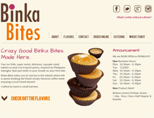 Tablet Screenshot of binkabites.com
